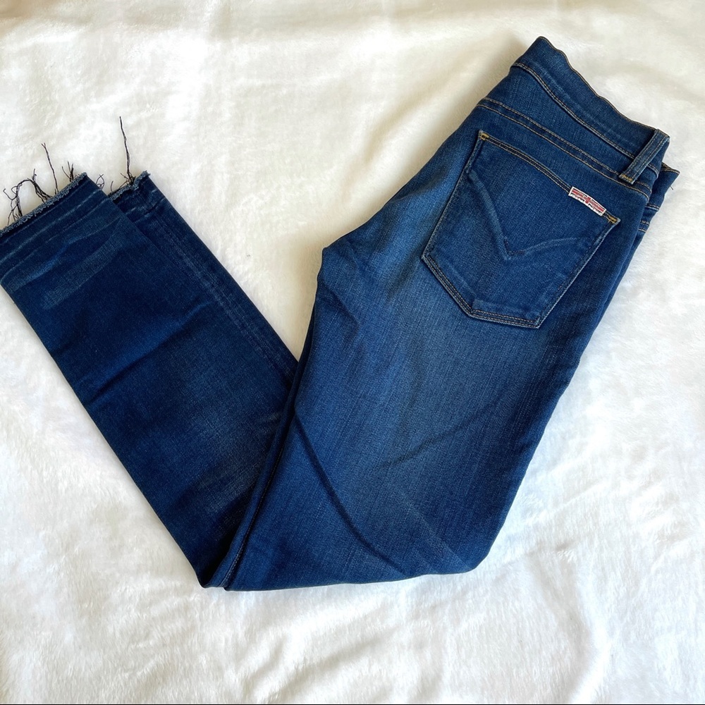 Hudson Krista crop skinny jeans sz 25 stretch (p103)
